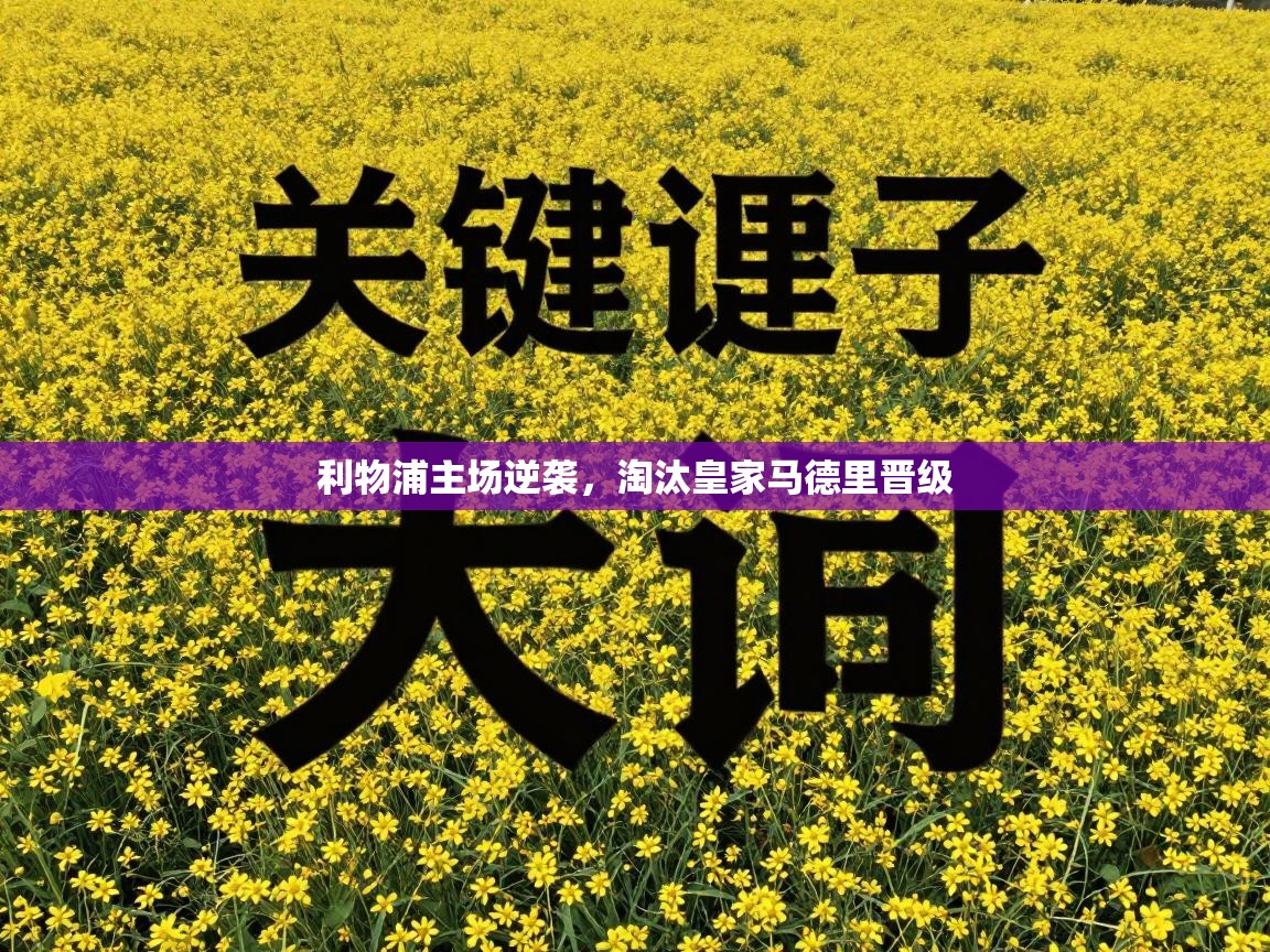 利物浦主场逆袭，淘汰皇家马德里晋级  第1张